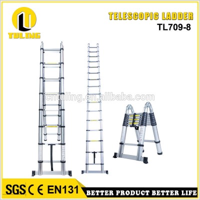 Double side Agility Telescopic Aluminium ladder Hinge with EN131