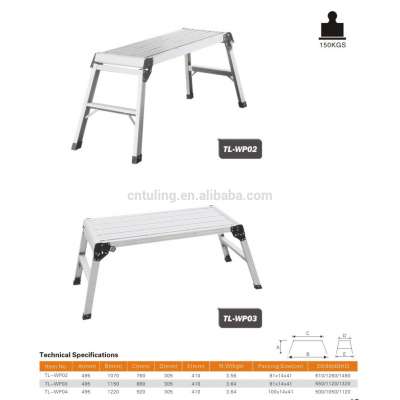 Aluminium folding step bench/Working Platform durable/stable TL-WP04